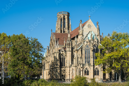 Johanneskirche am Feuersee in Stuttgart photo