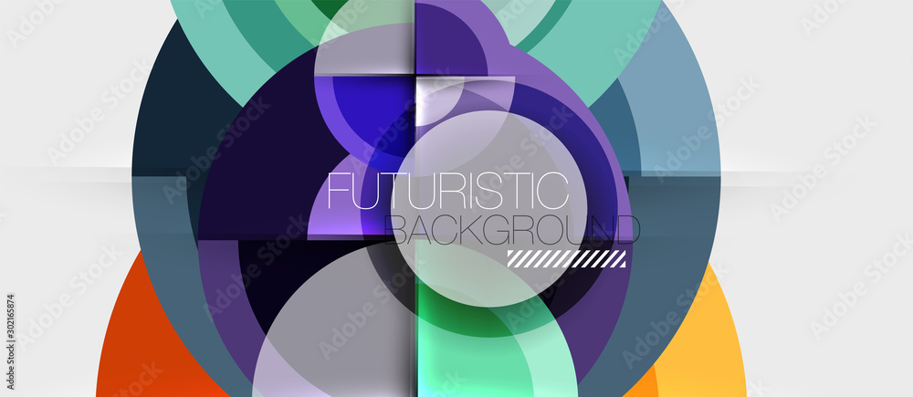 Circular geometrical design template Circular geometrical design template