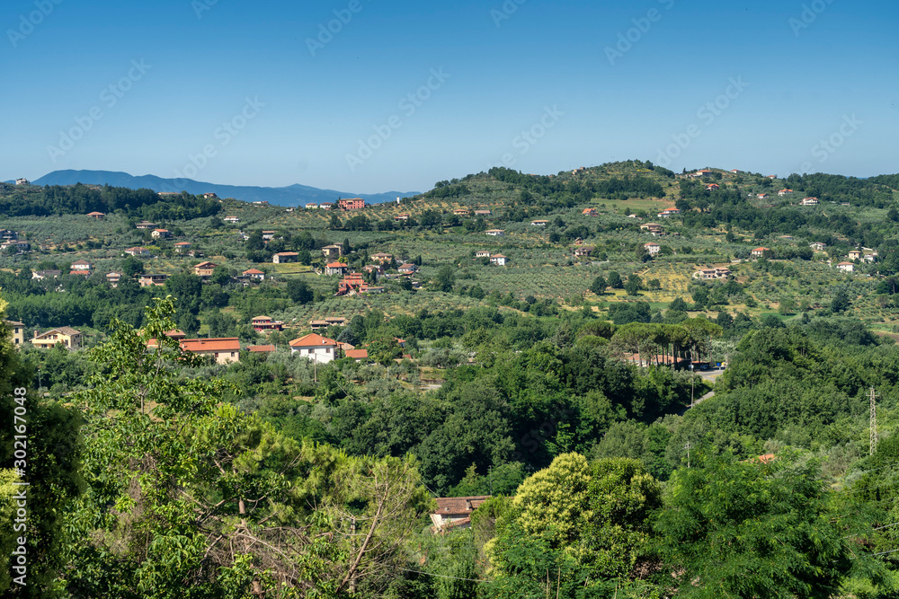 Panoramic view from Arpino, Italy