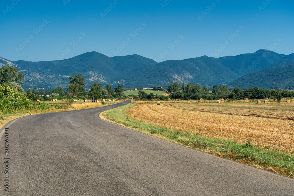Rural landscape near Amaseno, Lazio