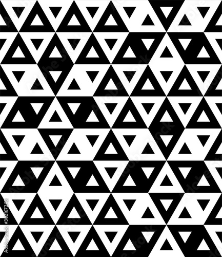 Geometric Triangle Seamless Pattern