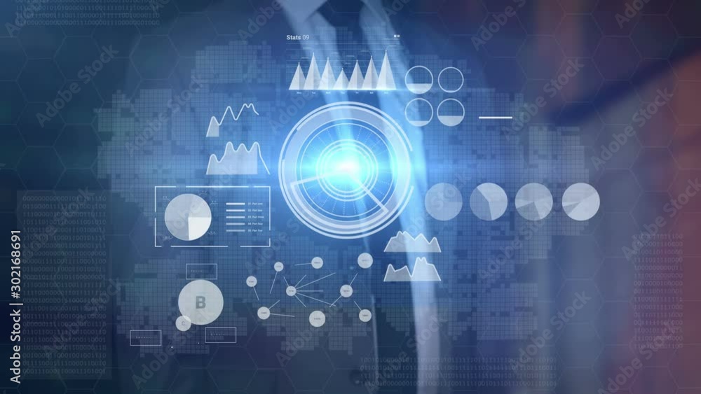 Business and infographics in augmented reality Business and infographics in augmented reality