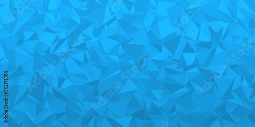 Low Poly Hintergrund blau