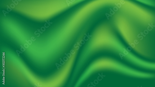 Green gradient mesh background for beauty, cosmetics, spa. eco wave background. Cover design. vector illustration