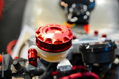 Vintage Classic  Custom Motorcycle Parts Detail 