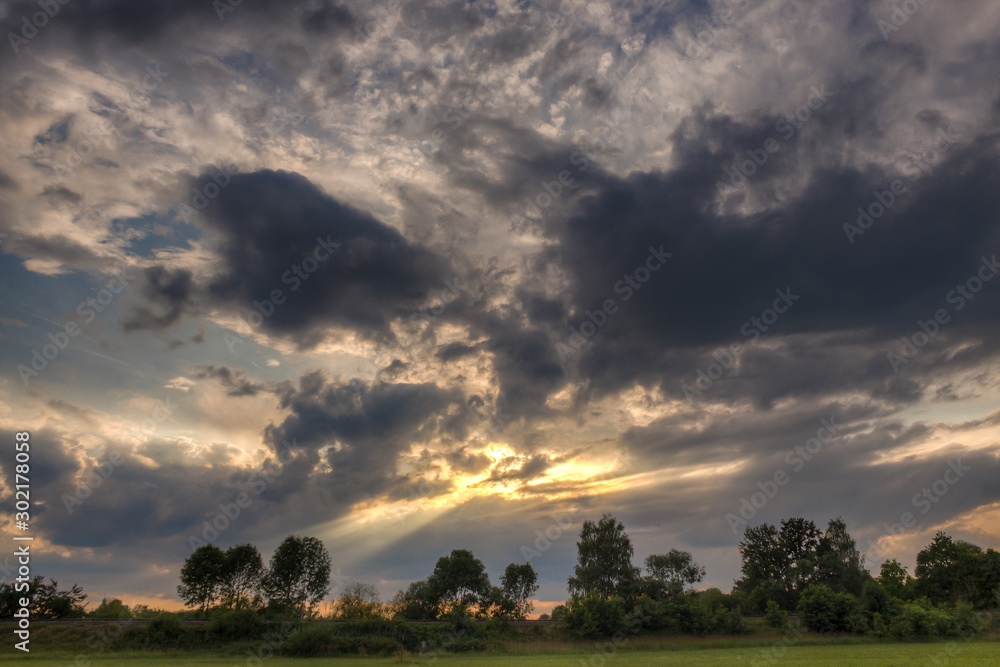 Sun over clouds Sun over clouds