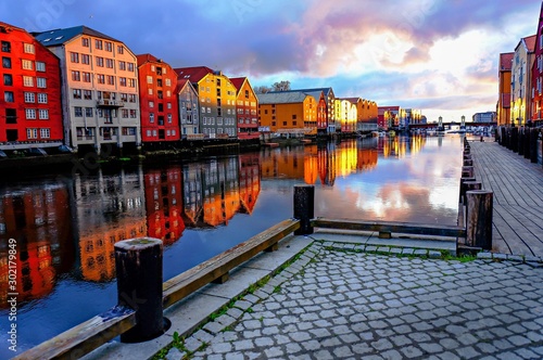 Trondheim city, Norway.