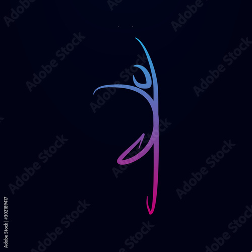 dancer nolan icon. Simple thin line, outline vector of Dance icons for ui and ux, website or mobile application
