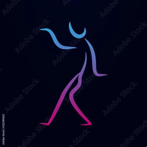 dancer nolan icon. Simple thin line, outline vector of Dance icons for ui and ux, website or mobile application