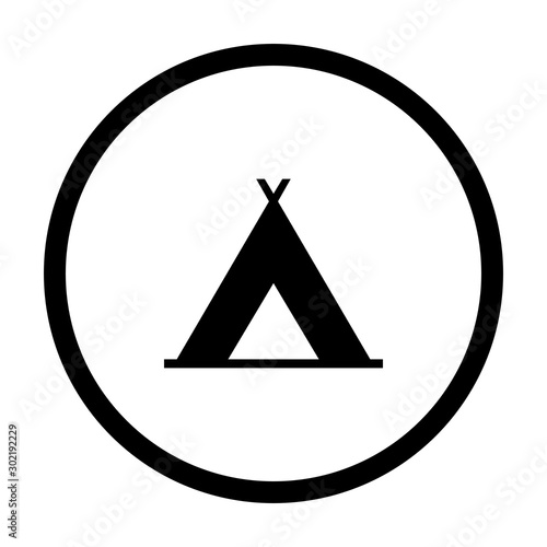 Zelt und Kreis