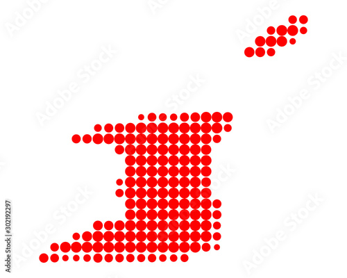 Karte von Trinidad und Tobago
