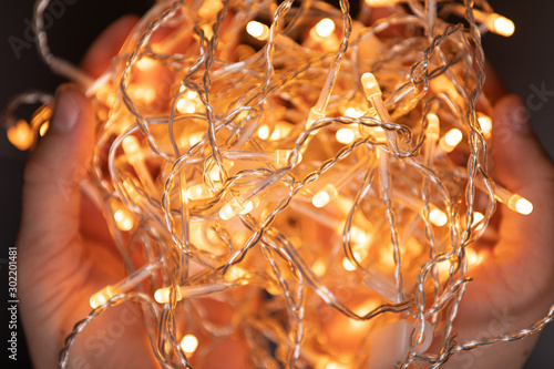 christmas garland ligths sh...