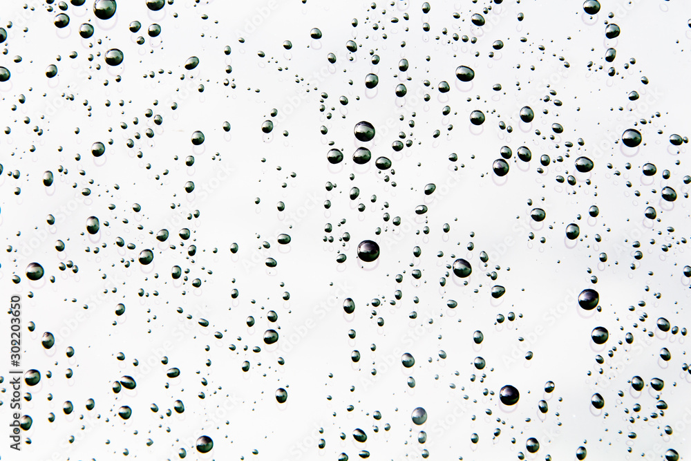 Water droplets and the color of raindrops in the rainy season Water droplets and the color of raindrops in the rainy season