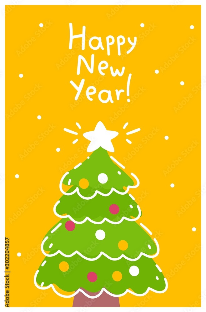 Vector illustration on yellow background with text. Green color Vector illustration on yellow background with text. Green color