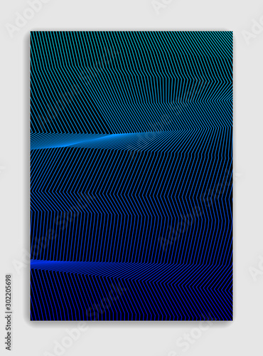 Line art vector minimalistic modern brochure design, cover template, geometric halftone gradient. For Banners, Placards, Posters, Flyers. Perfect and unlike, pattern texture.