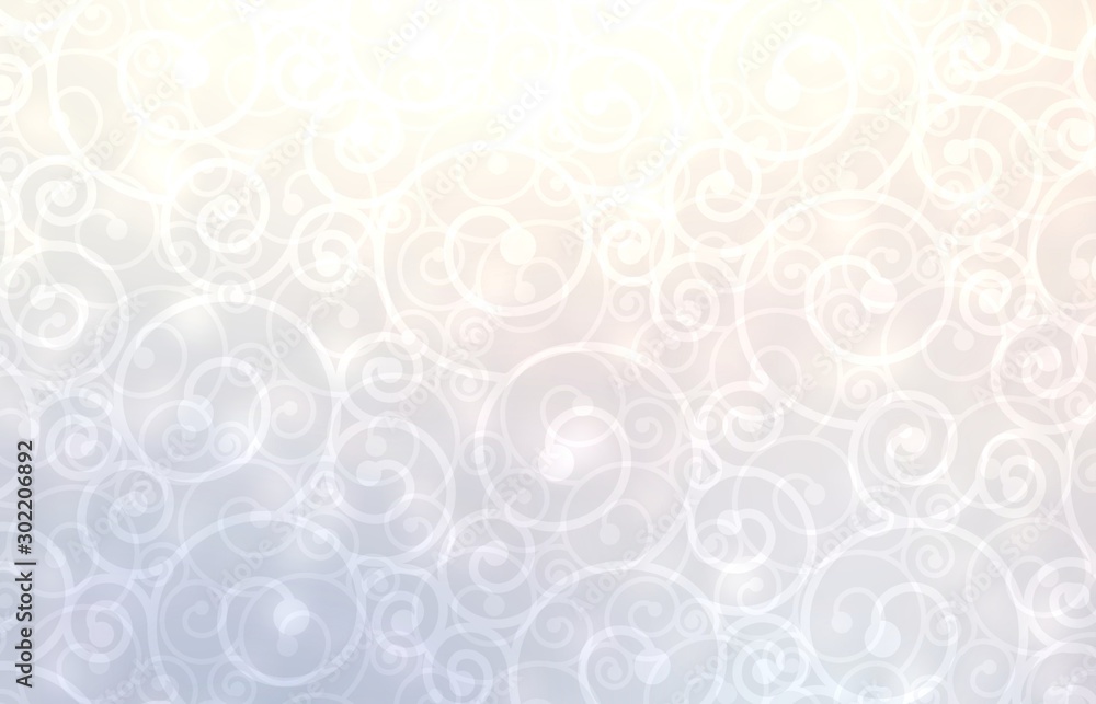 Twirl transparent light pattern. Subtle curls abstract texture. Bright cool background. Twirl transparent light pattern. Subtle curls abstract texture. Bright cool background.