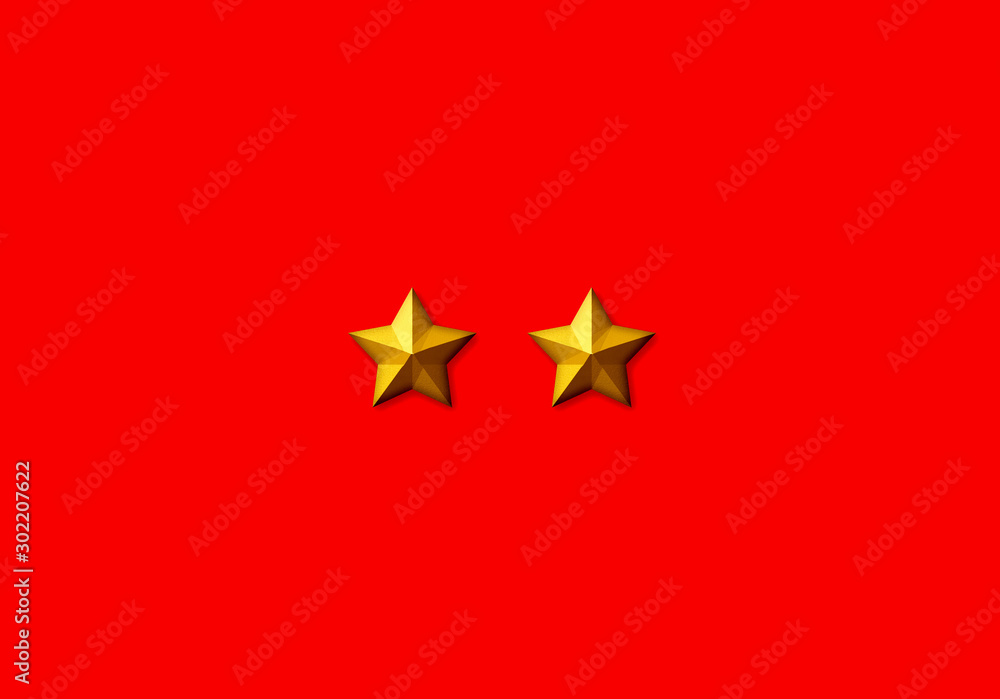 Three-dimensional star mark used for evaluation or rank or grade. 評価、グレード、ランクなどに使用する星マーク Three-dimensional star mark used for evaluation or rank or grade. 評価、グレード、ランクなどに使用する星マーク