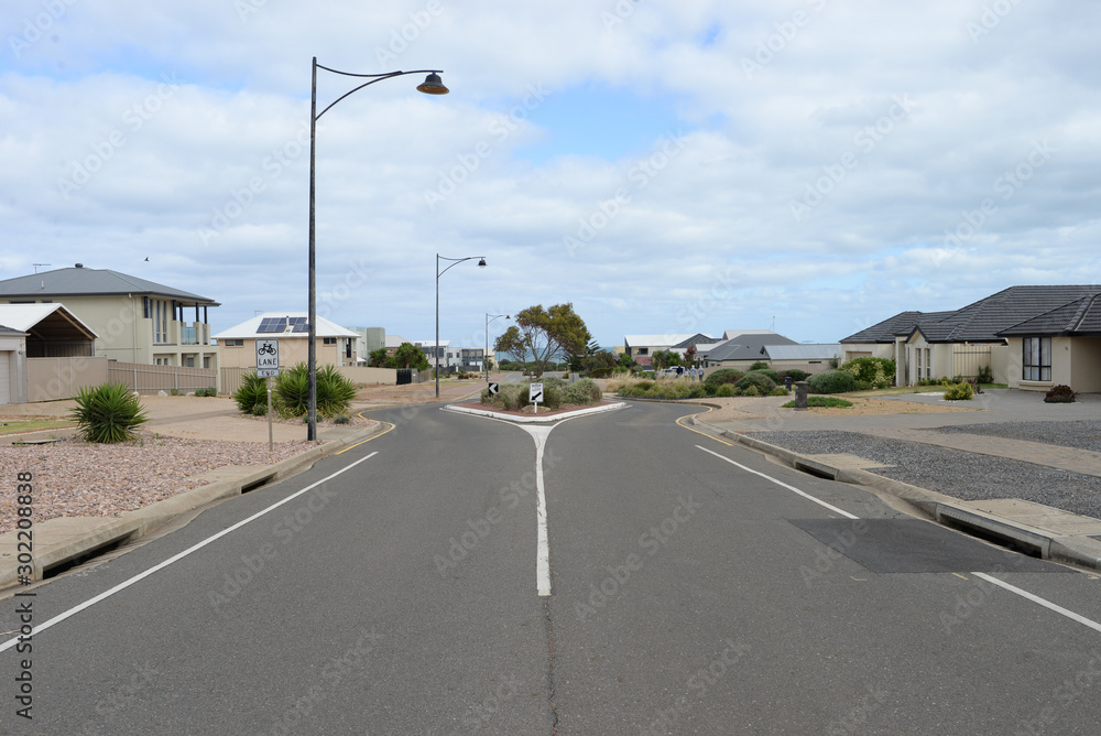 Fototapeta premium Empty rural road