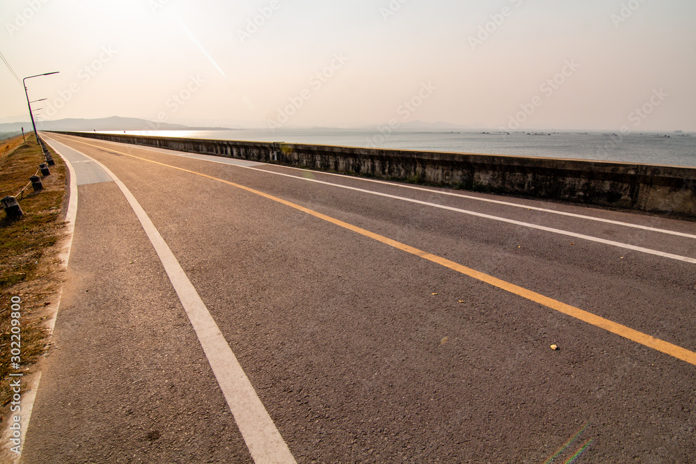 Fototapeta premium Special channels for exercise bikes in Thailand