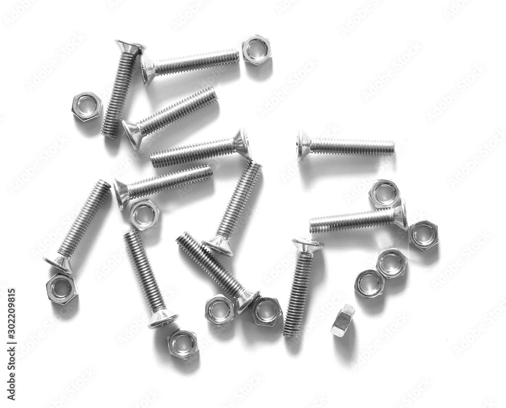 Industrial steel bolts, nuts, screws Industrial steel bolts, nuts, screws