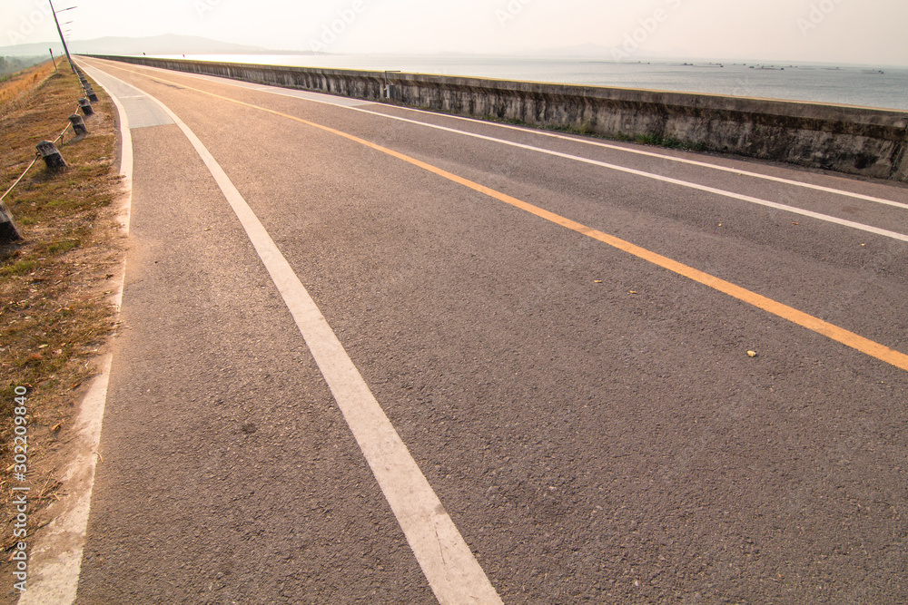 Fototapeta premium Special channels for exercise bikes in Thailand