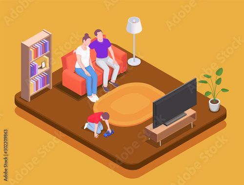 Isometric Family Domestic Composition