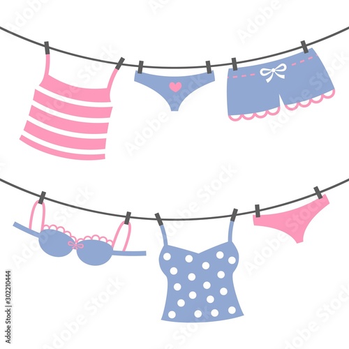 Set of women s underwear