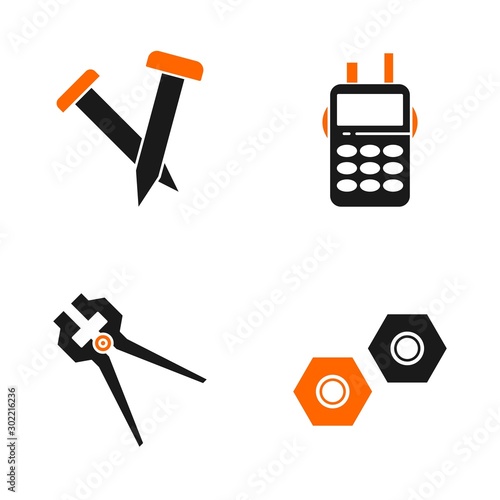 4 Simple Universal Related Color Icons