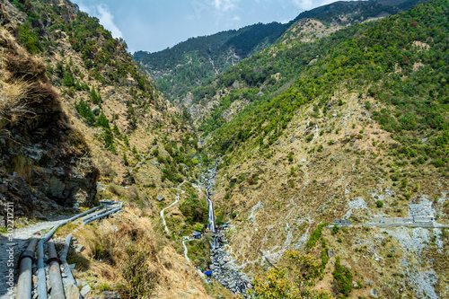 Bhagsunag Waterfalls, Dharamsala, Himachal Pradesh, India photo