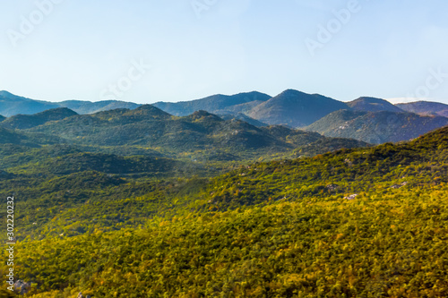 Mountainous landscape of Dalmatia, Croatia