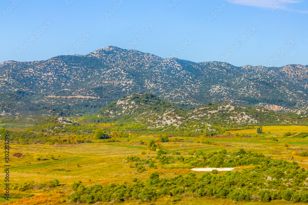 Delta of the Neretva River in southern Dalmatia, Croatia Delta of the Neretva River in southern Dalmatia, Croatia