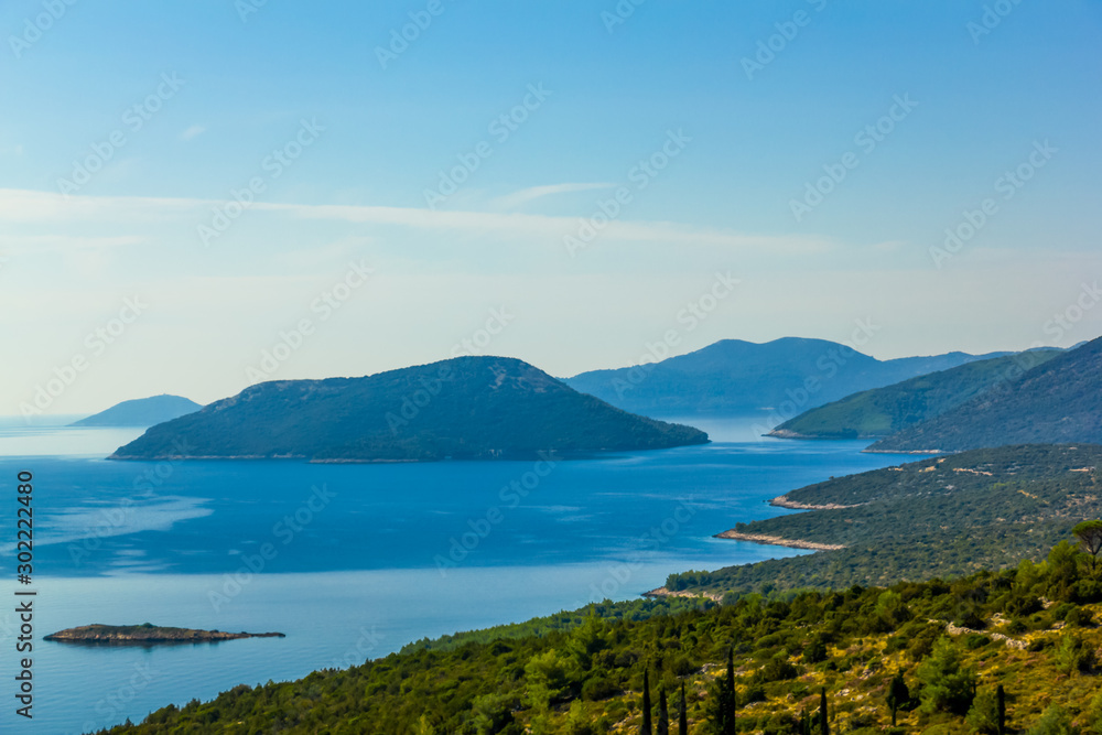 Islands off the Adriatic coast in Dalmatia, Croatia