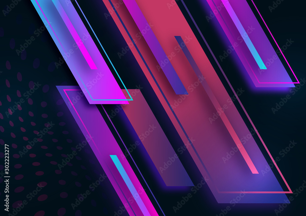 Modern abstract geometric background with gradient stripes and dots. Bright business template. Modern abstract geometric background with gradient stripes and dots. Bright business template.
