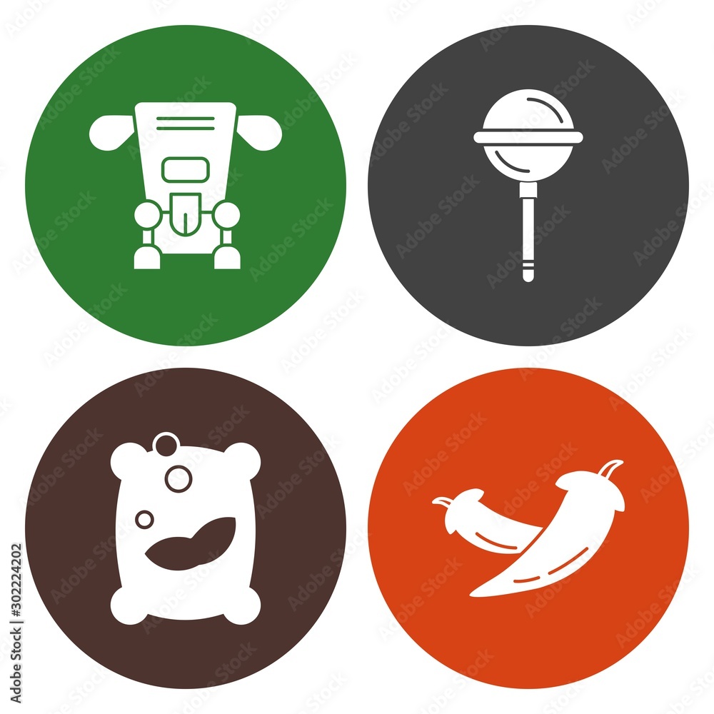 Set of 4 Universal Pixel Perfect Icons Set of 4 Universal Pixel Perfect Icons