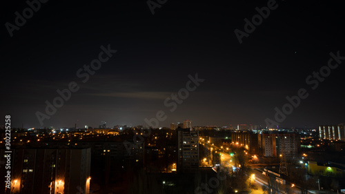 City night scene. City in the night