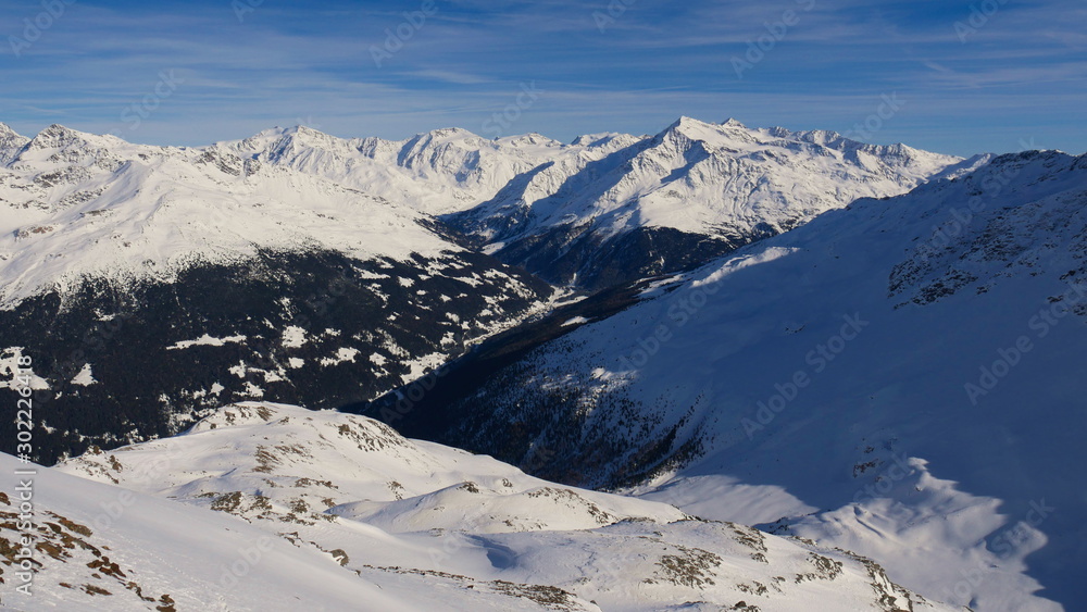 Bormio - a well-known tourist and ski resort in northern Italy.