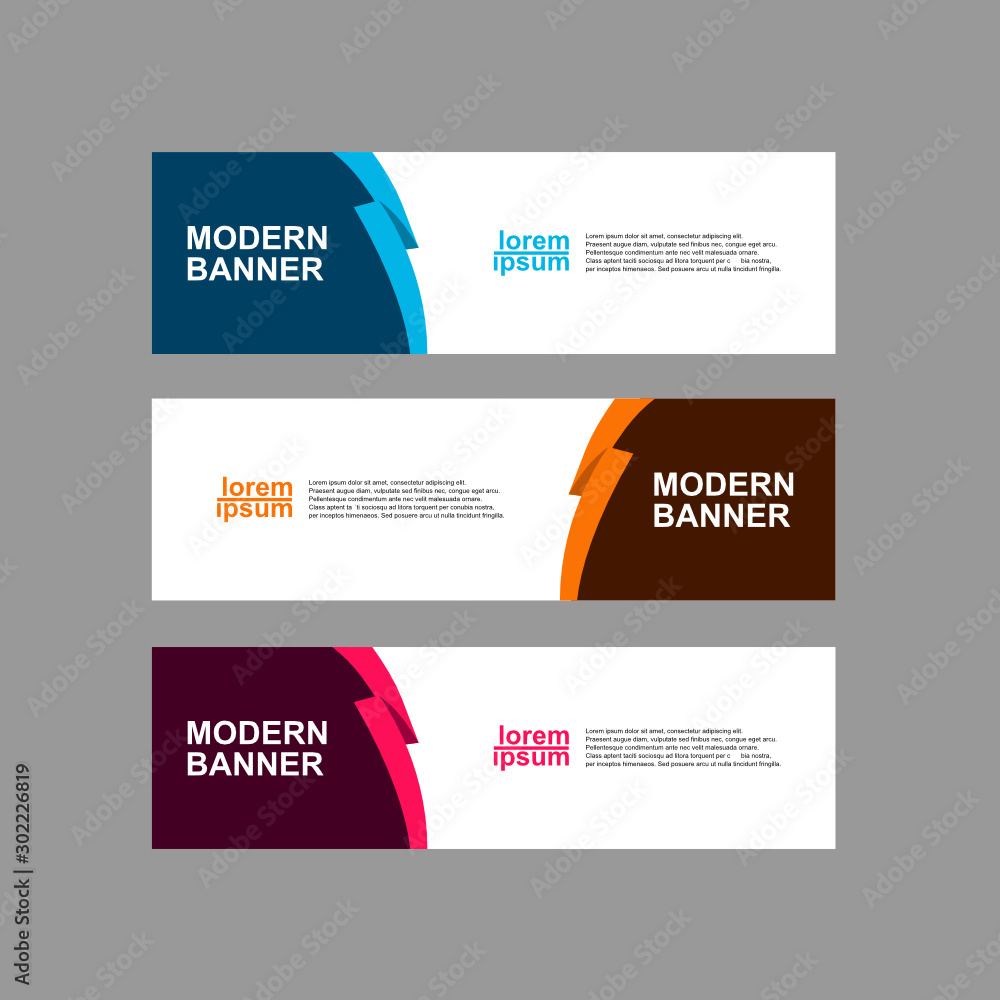 vector abstract design banner web template vector abstract design banner web template