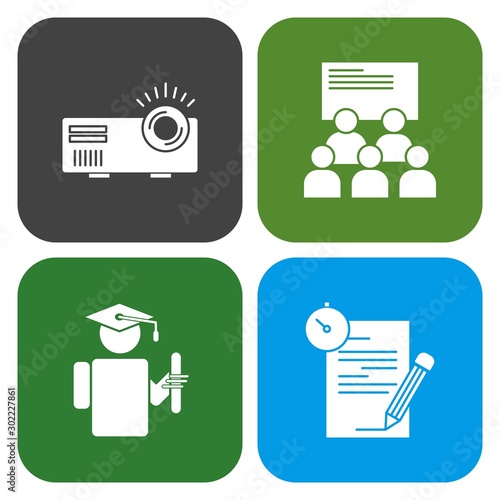 4 User interface Icon set for web and mobile applications