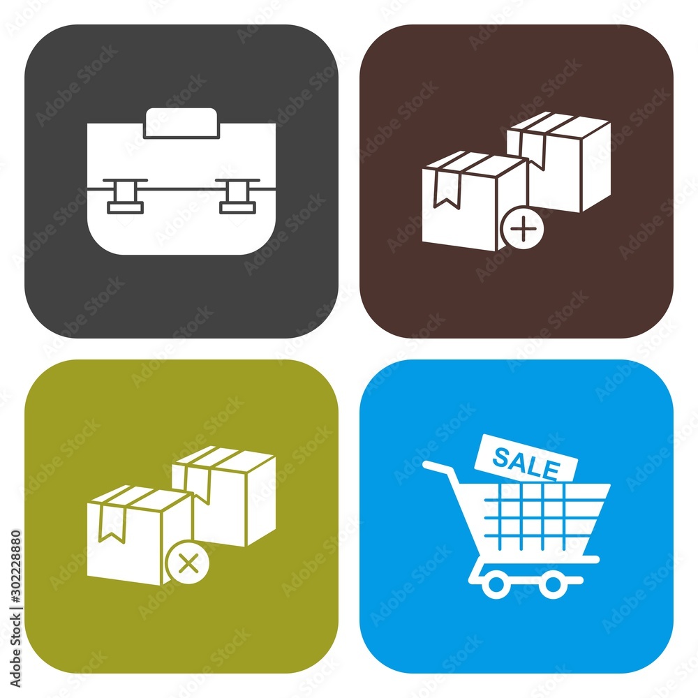Simple Set of Universal Related Color Icons Simple Set of Universal Related Color Icons