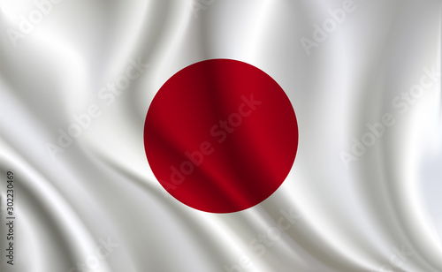 Japan Flag background