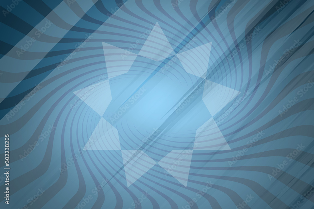 Obraz premium abstract, blue, illustration, design, spiral, art, pattern, soul, geometry, black, light, fractal, thought, line, mental, silhouette, human, face, concept, design element, graphic, lips, wallpaper