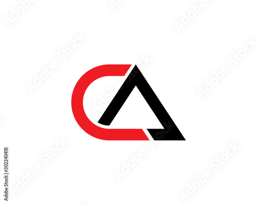 CA Letter Logo Icon 009