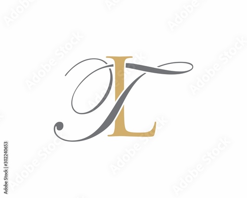 TL or LT LEtter Logo Icon 003