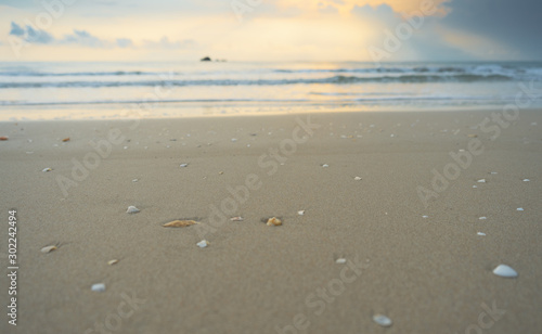 Sea sand.