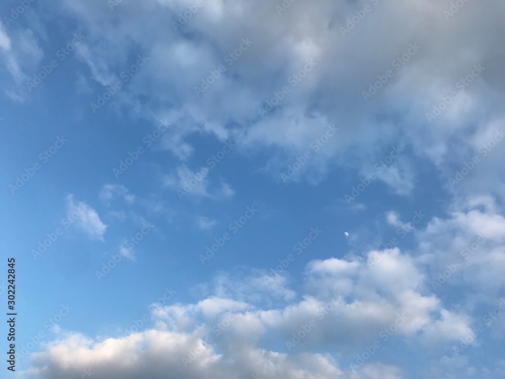Fototapeta premium blue sky with clouds