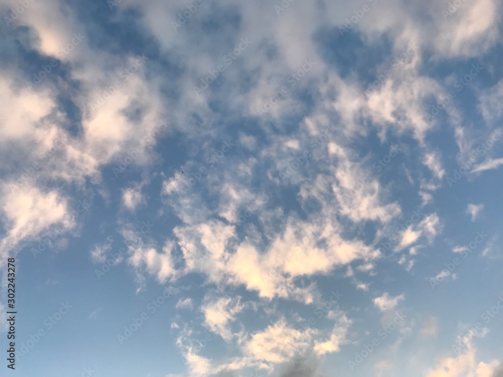 Fototapeta premium blue sky with clouds