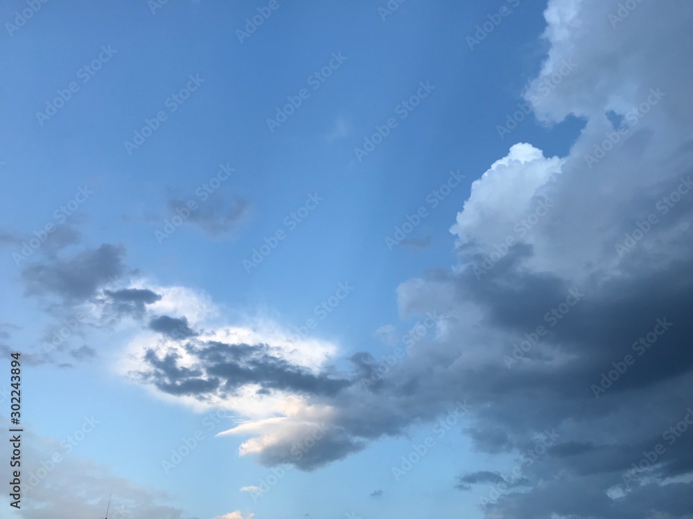 Obraz premium blue sky with clouds