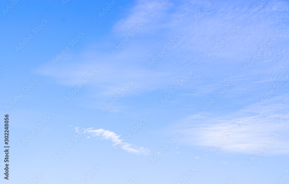 Blue sky with soft white cloudy atmosphere is clear and clean. Blue sky with soft white cloudy atmosphere is clear and clean.