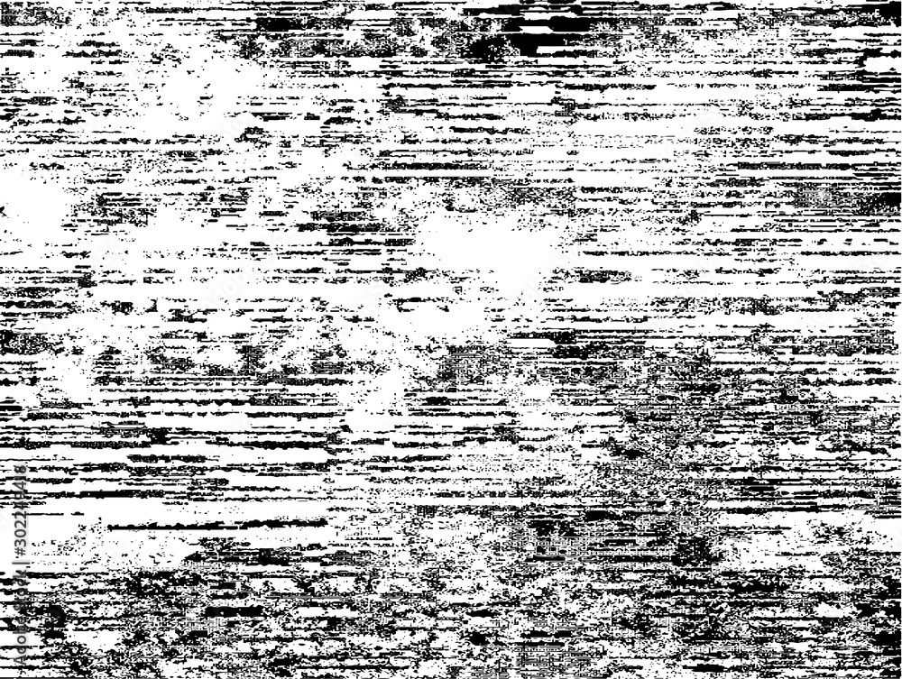 Fototapeta premium Worn down wallpaper pattern design. Broken plaster and grunge damask effect. Distressed overlay texture design. Vector illustration. Eps10.