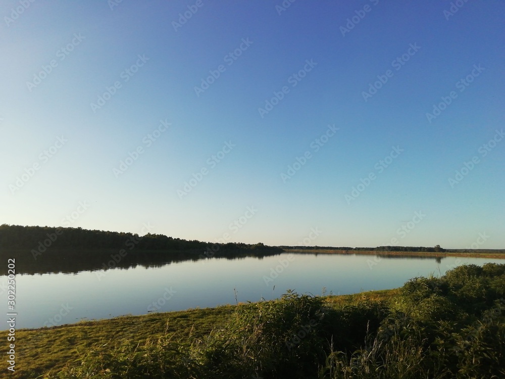 Obraz premium landscape with river